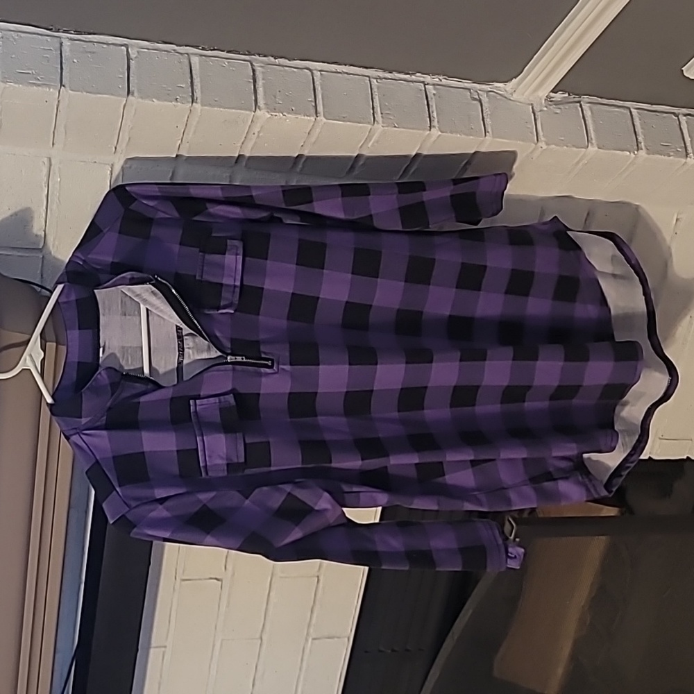 Medium size purple plain shirt